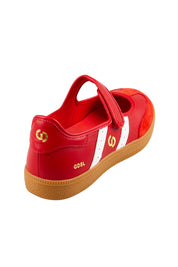 2001 Parlay Leather Suede Sneaker - Redwhite