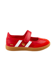 2001 Parlay Leather Suede Sneaker - Redwhite