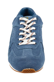 Product shot of the 3001 Balance Suede Sneaker in colour Peacock (Blue), detail
