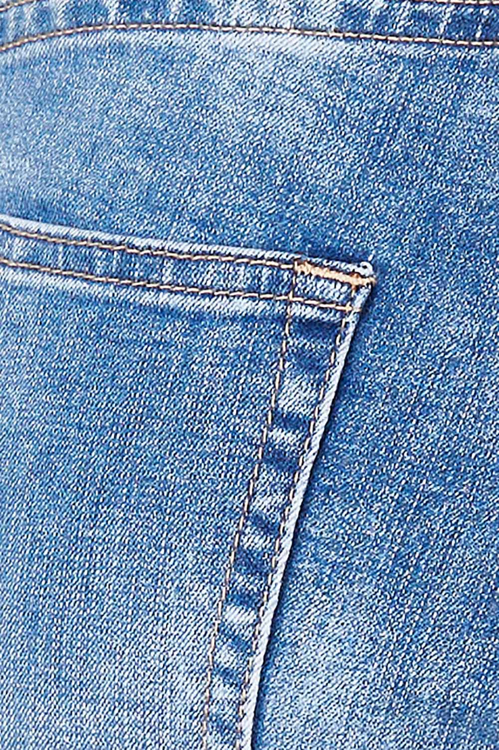 Product shot of the Marvel Jean in colour Denim (Blue), detail