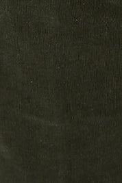 Product shot of the Stretch Pinwale Cord Pant in colour Emerald (Green), detail