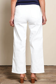Hudson Wide Leg Jean - Ivory