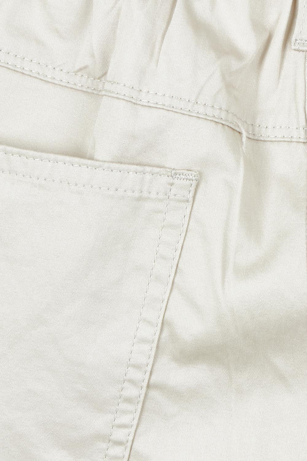 Product shot of the San Marino Cotton Shorts in colour Natural, detail