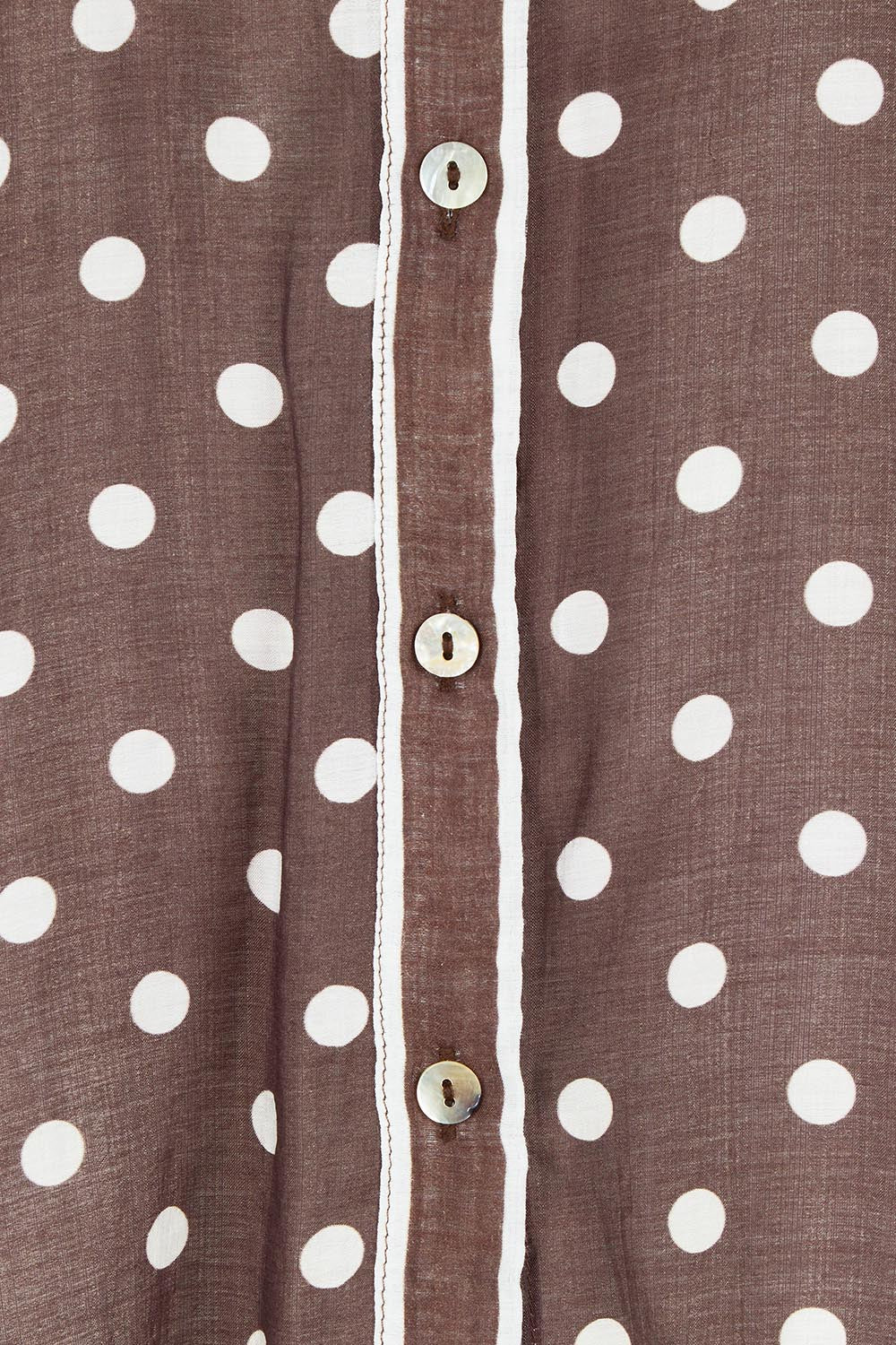 Aurora Spot Shirt – Coffee