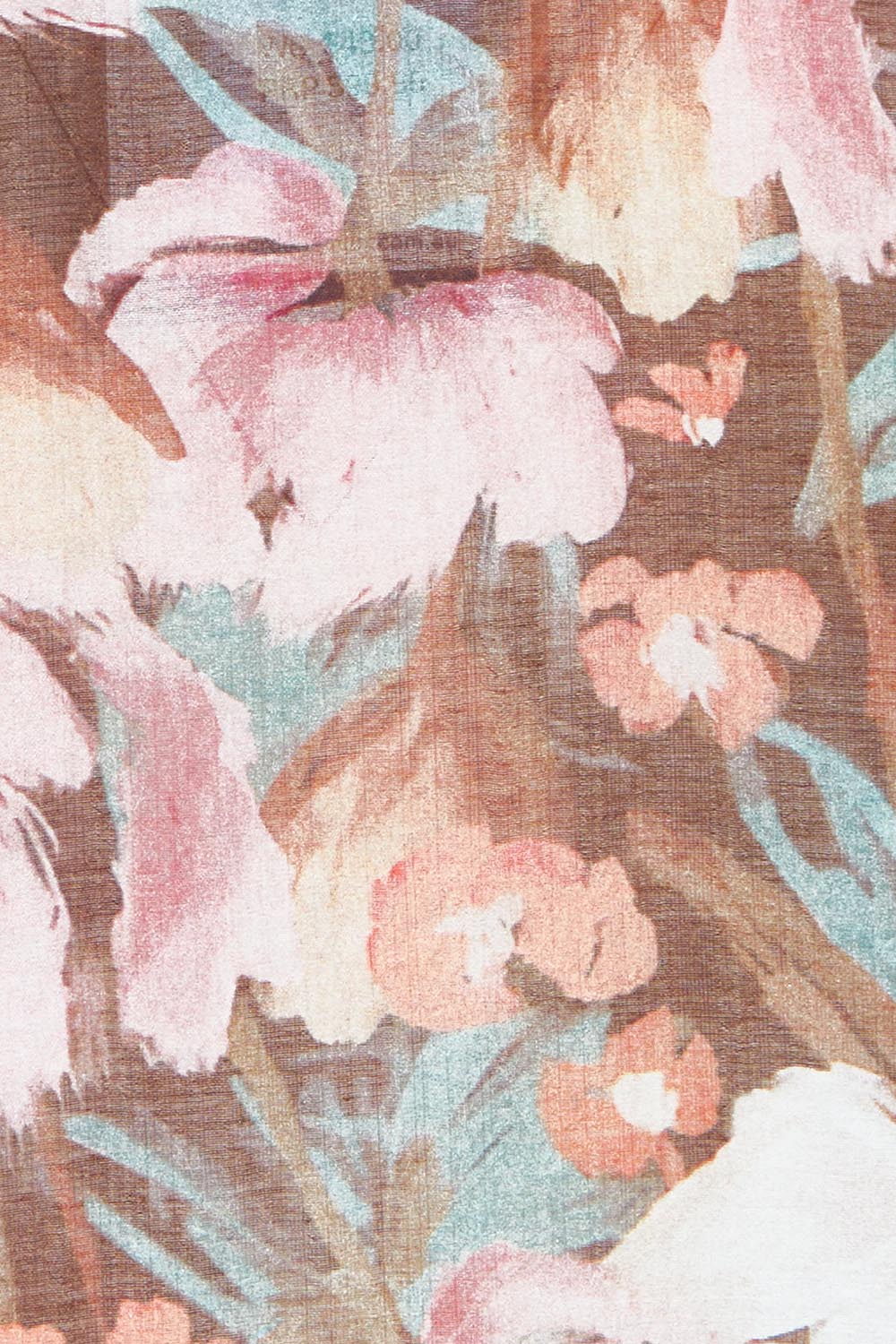 Product shot of the Dakota Print Shirt in colour Blush (Pink), detail