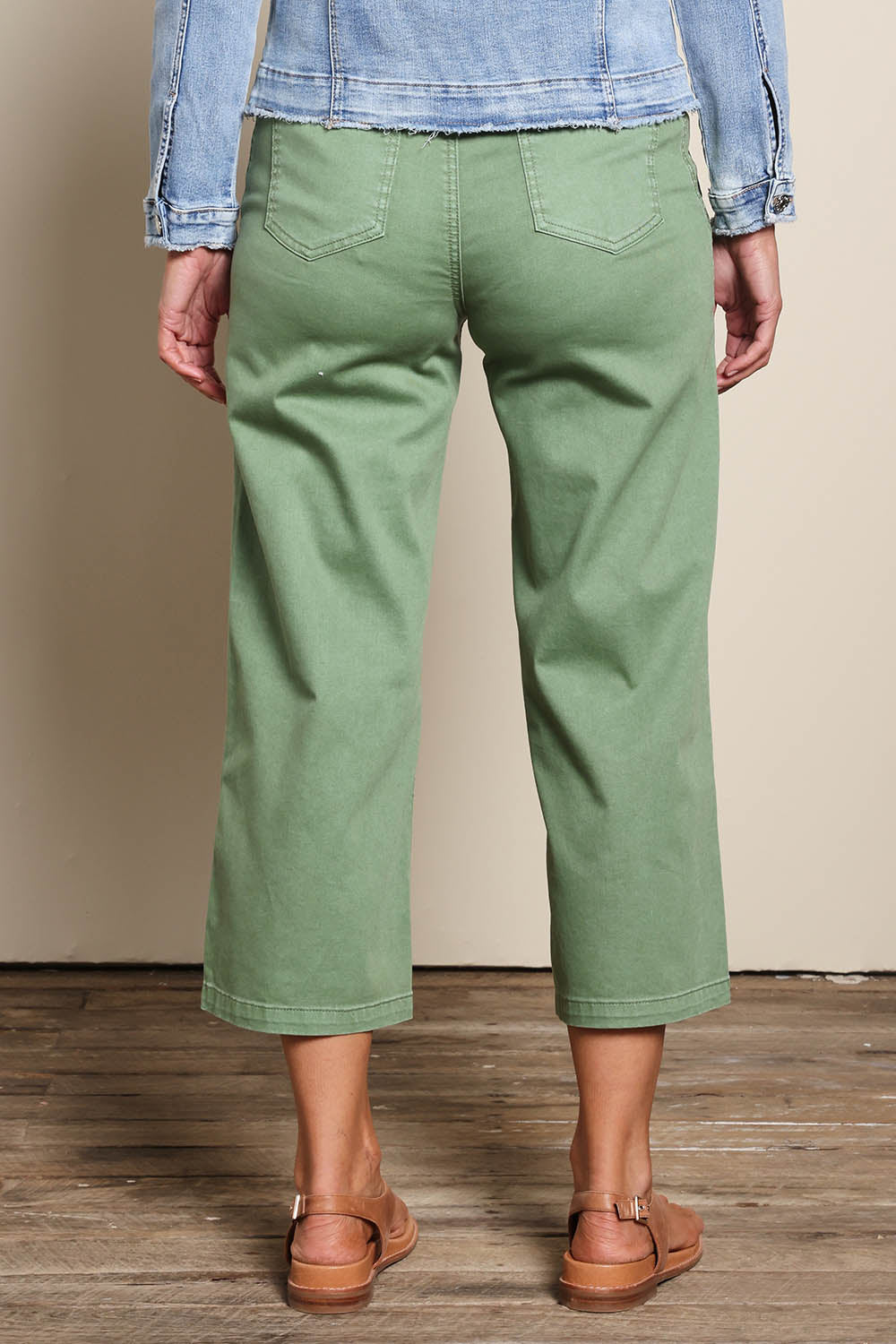 Hudson Crop Denim Jean - Fern