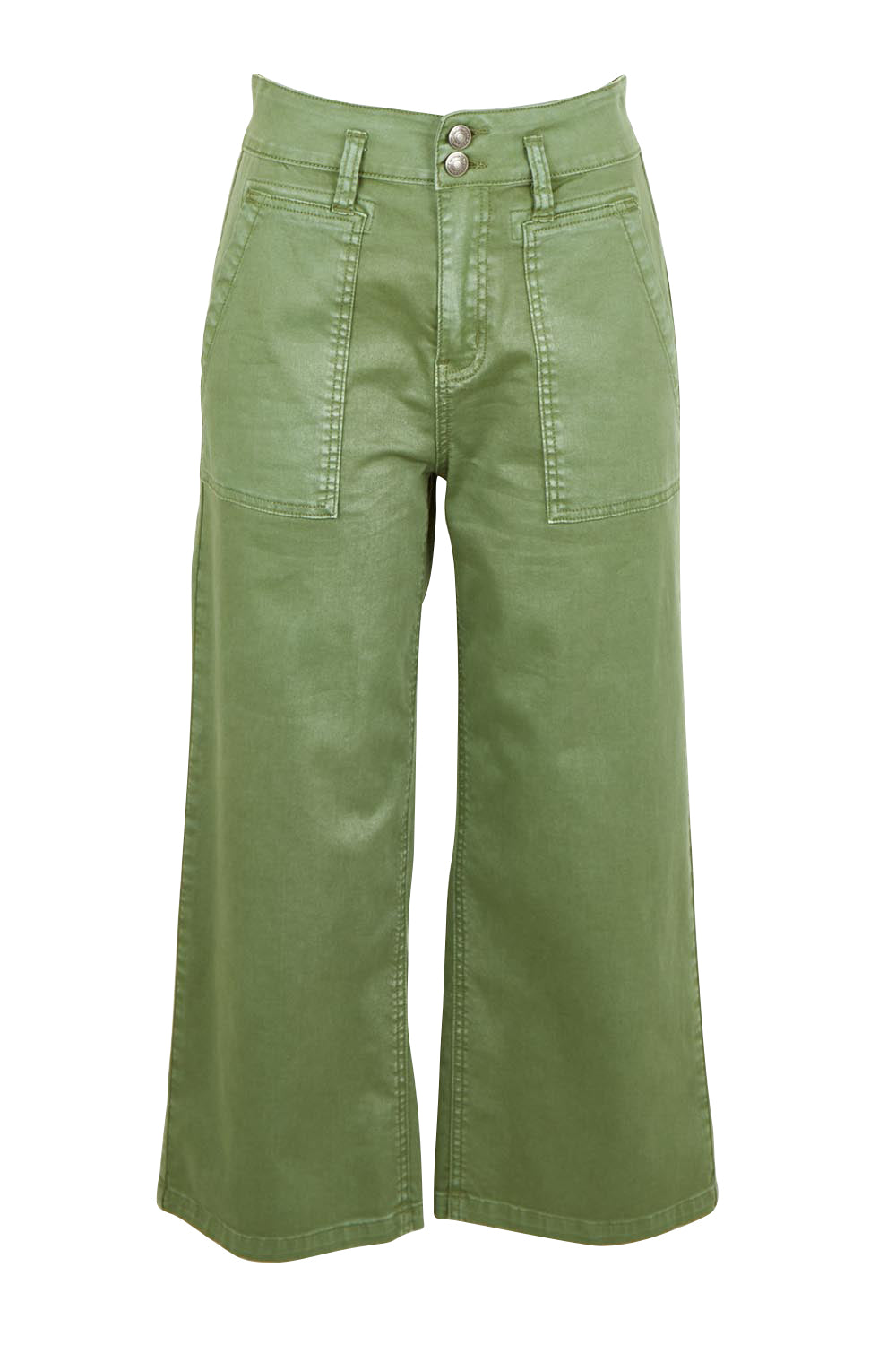 Hudson Crop Denim Jean - Fern