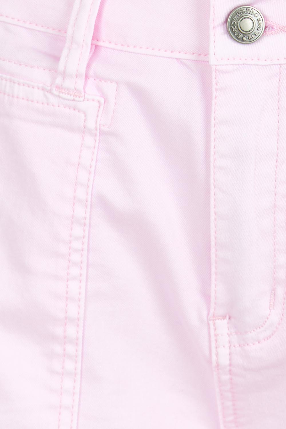 Hudson Crop Denim Jean - Palepink
