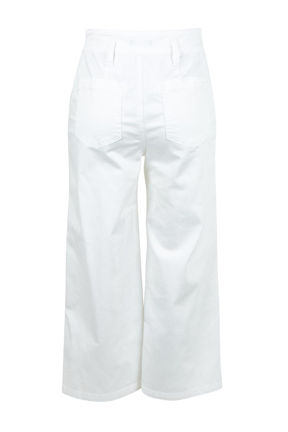 Hudson Crop Denim Jean - White