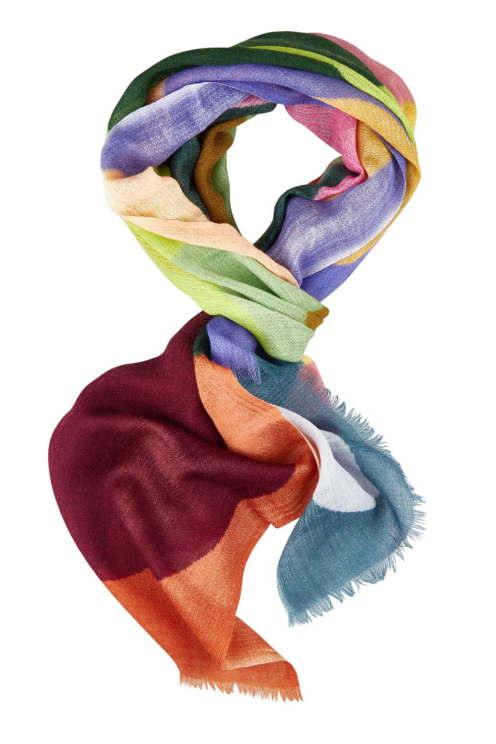 Cleo Wool Scarf – Natural