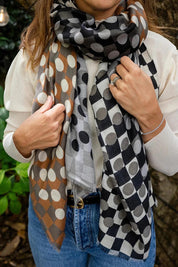 Frankie Geo Scarf - Black