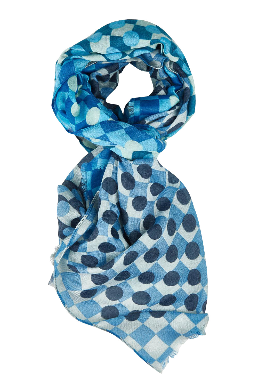 Frankie Geo Scarf – Blue