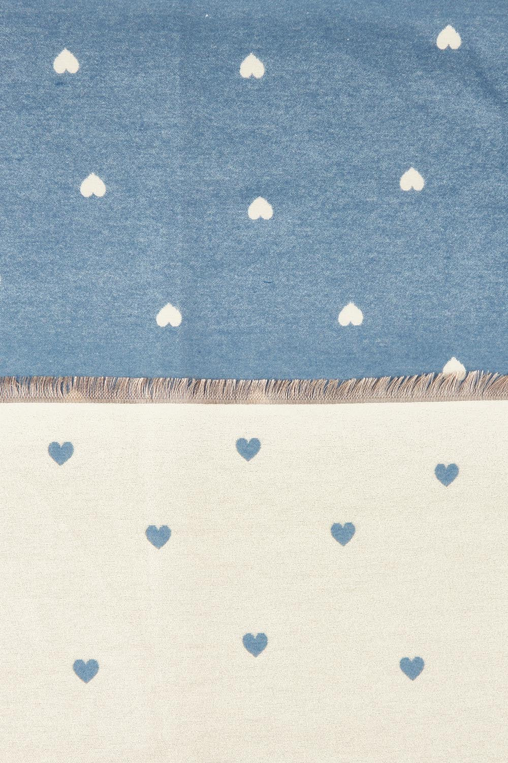 Holly Heart Scarf – Blue