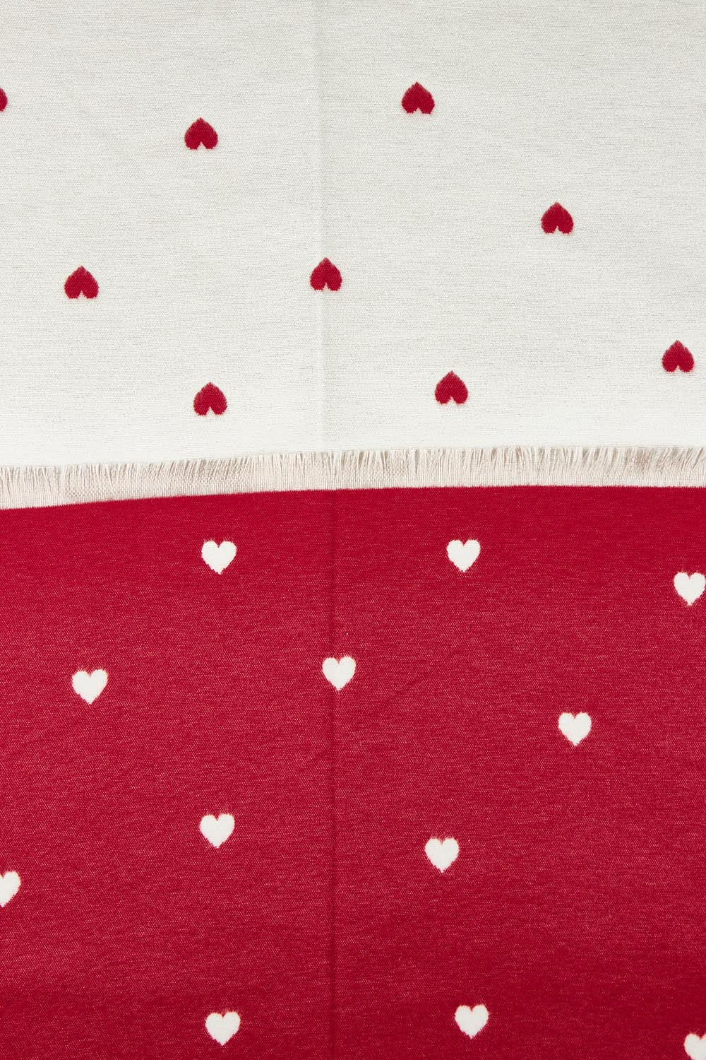 Holly Heart Scarf – Red