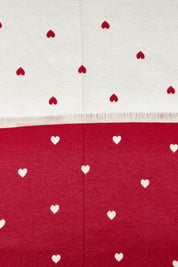 Holly Heart Scarf – Red