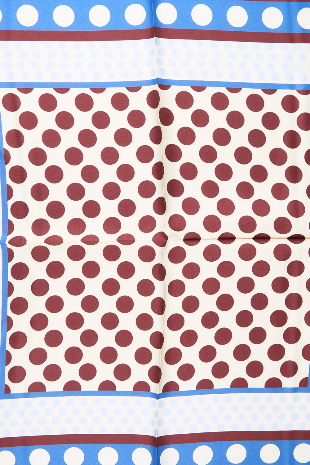 Product shot of the Silk Neck Scarf  - Prague in colour Prague, from the back