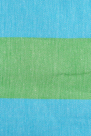Product shot of the Hammamas Bold Cotton Towel in colour Appleaqua (Green), detail