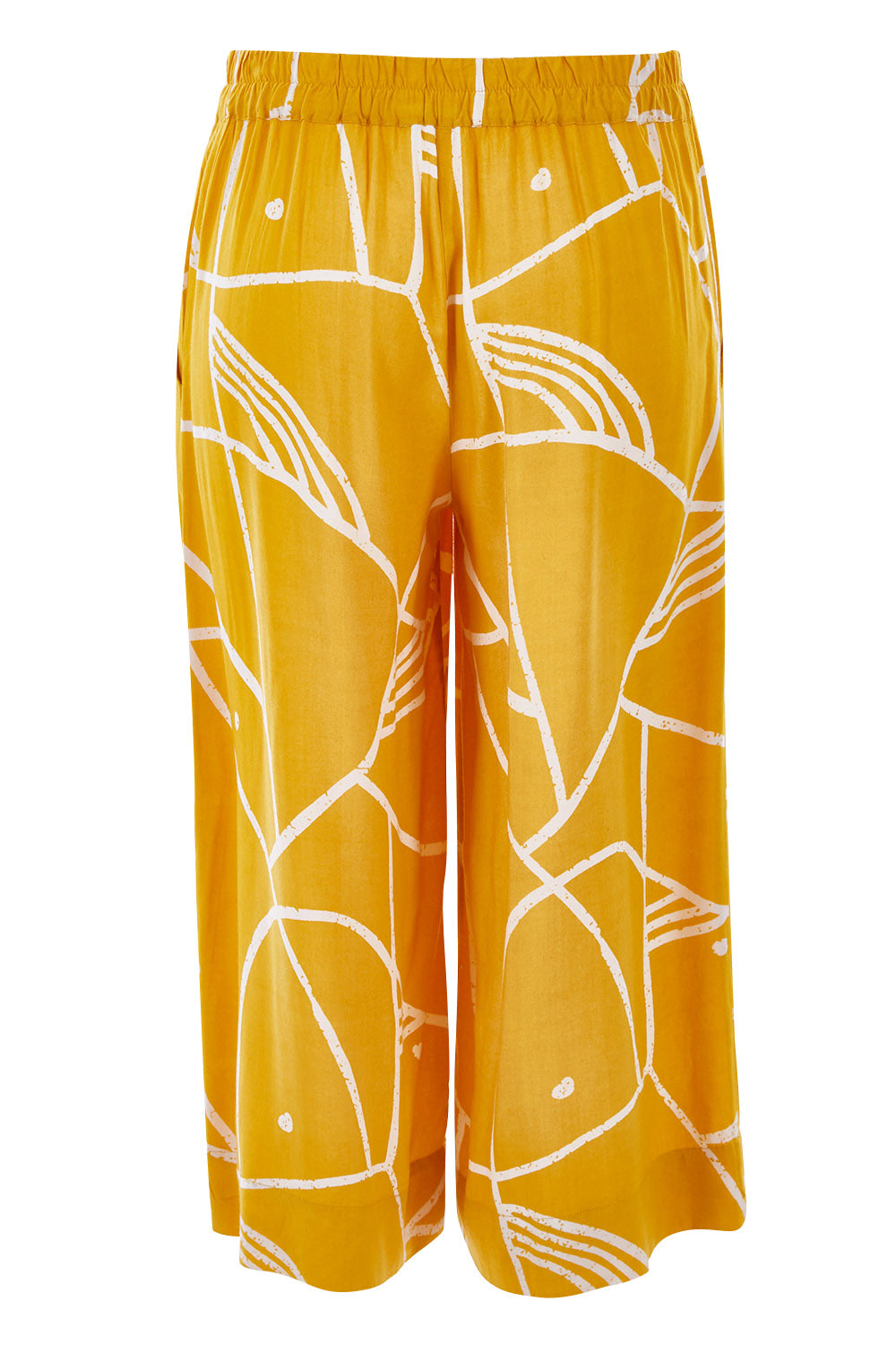 Product shot of the Geo Print Pant in colour Geo, from the back