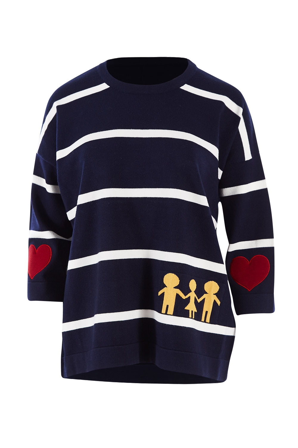 Product shot of the Together Sweater in colour Together (Blue), from the front
