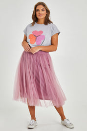 Preloved Tulle Skirt - Pinktulle