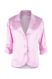 Preloved Buttoned Blazer - Softpink