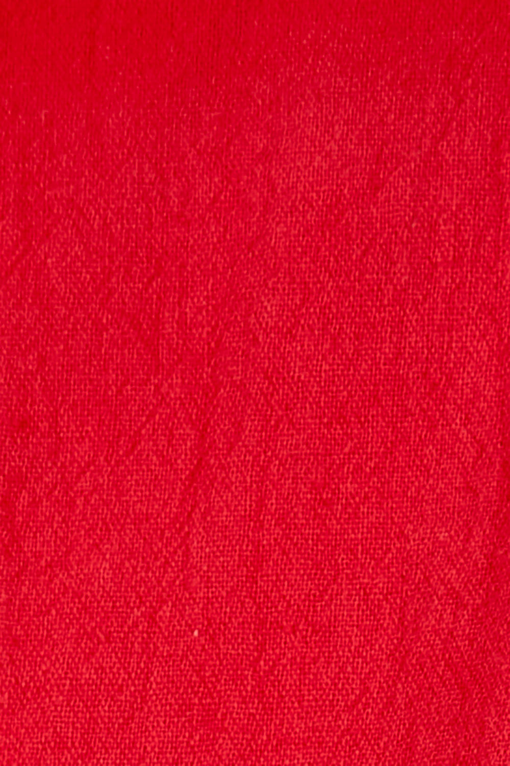 Product shot of the Billow Sleeve Top in colour Red (Red), detail