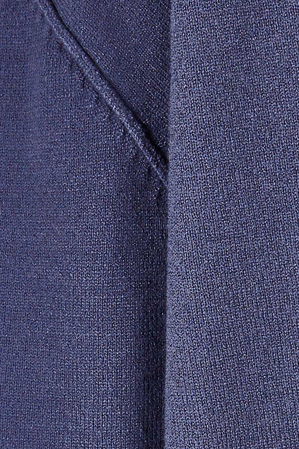 Product shot of the Heart Sweater in colour Hearts (Blue), detail