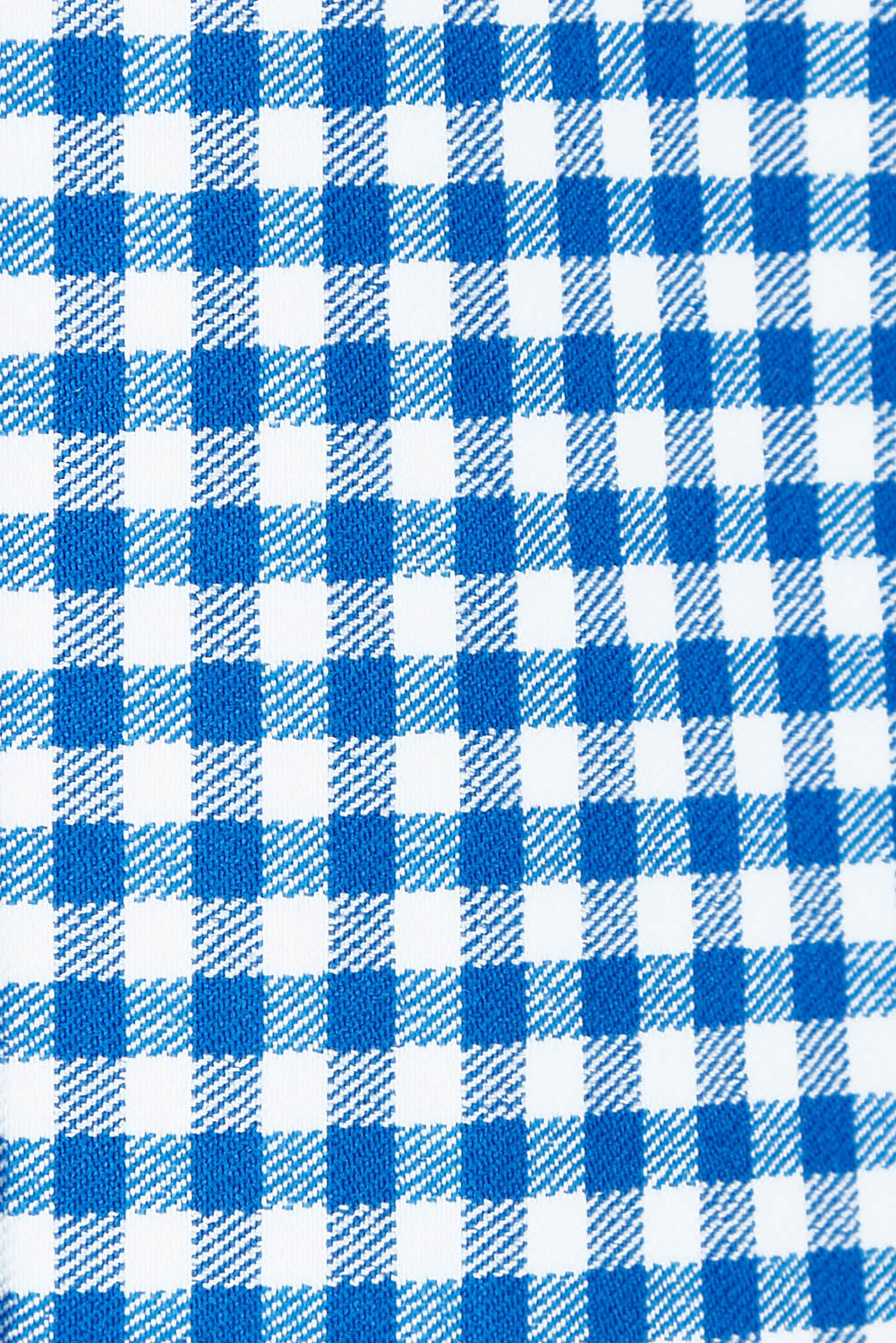 Product shot of the Long Line Blazer in colour Bluecheck (Blue), detail