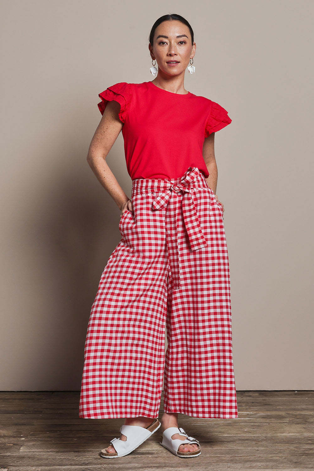 Preloved Cotton Waist Tie Pants – Ginghamred