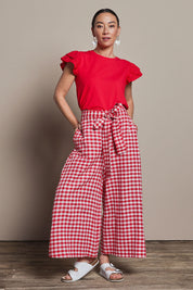 Preloved Cotton Waist Tie Pants – Ginghamred