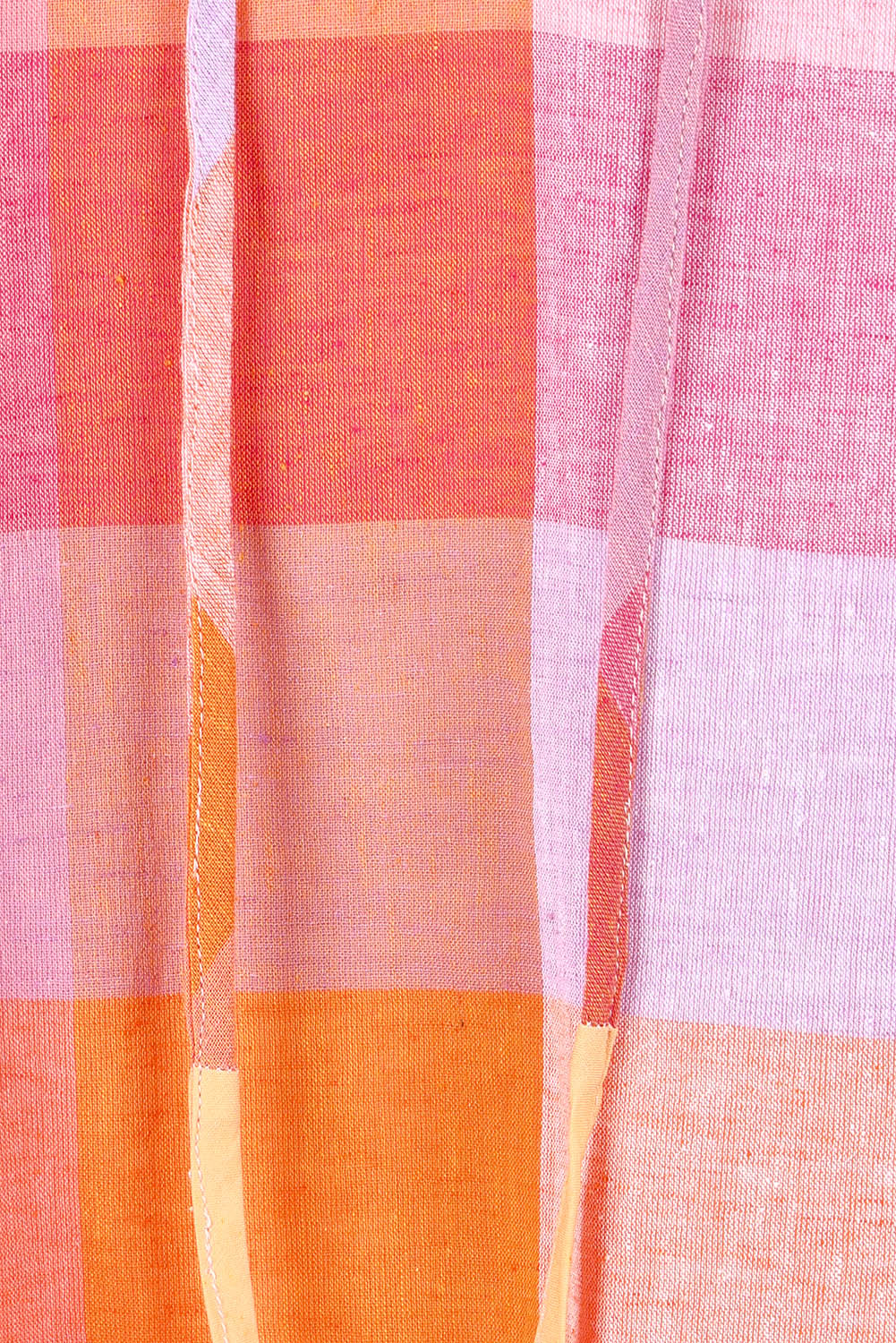 Preloved Yarn Dyed Cotton Sundress - Sherbet