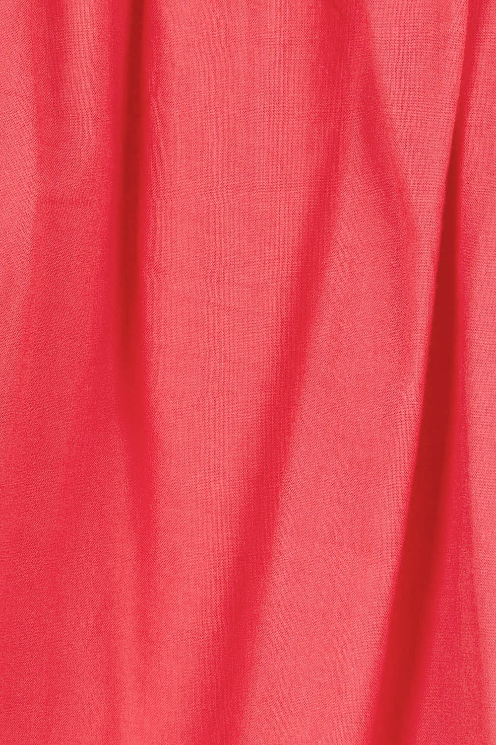 Product shot of the On Or Off The Shoulder Cotton Blouse in colour Hibiscus, detail