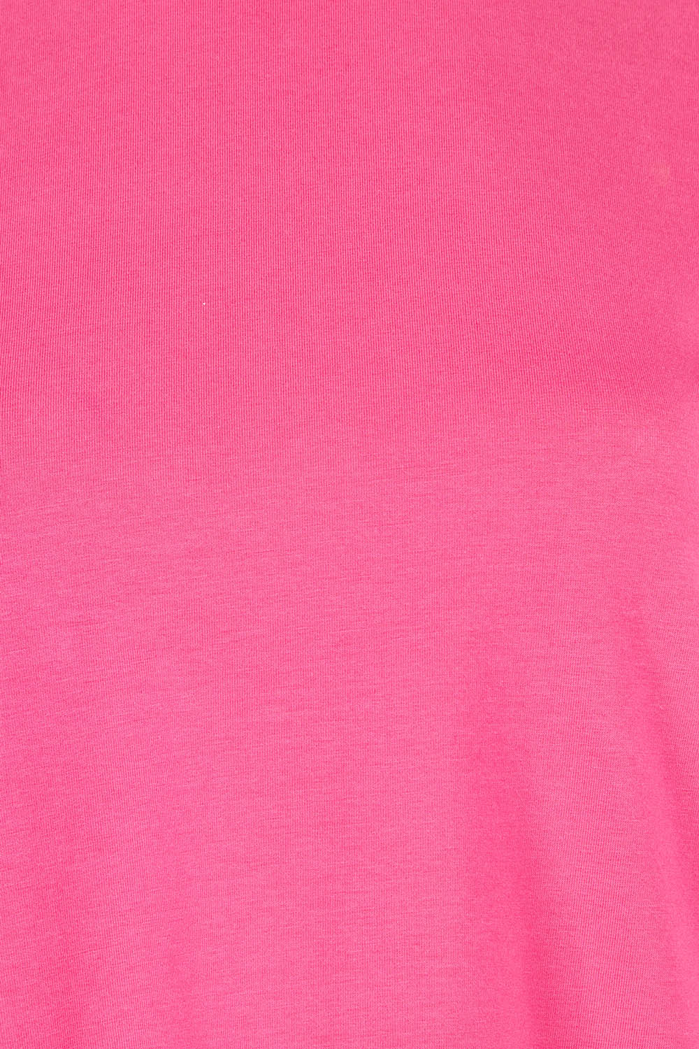 Product shot of the Mercerised Cotton Frill Top in colour Pinkrose (Pink), detail