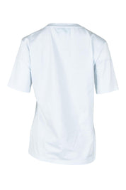 Product shot of the Mercerized Cotton Love Tee in colour Pinkheart (Pink), from the back