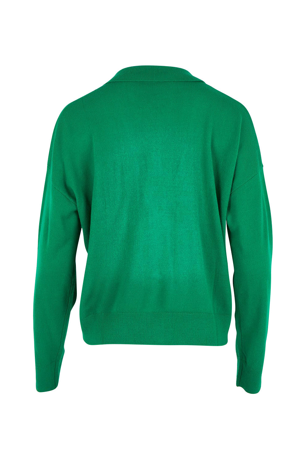 Relaxed Collar Cardigan – Vividgreen