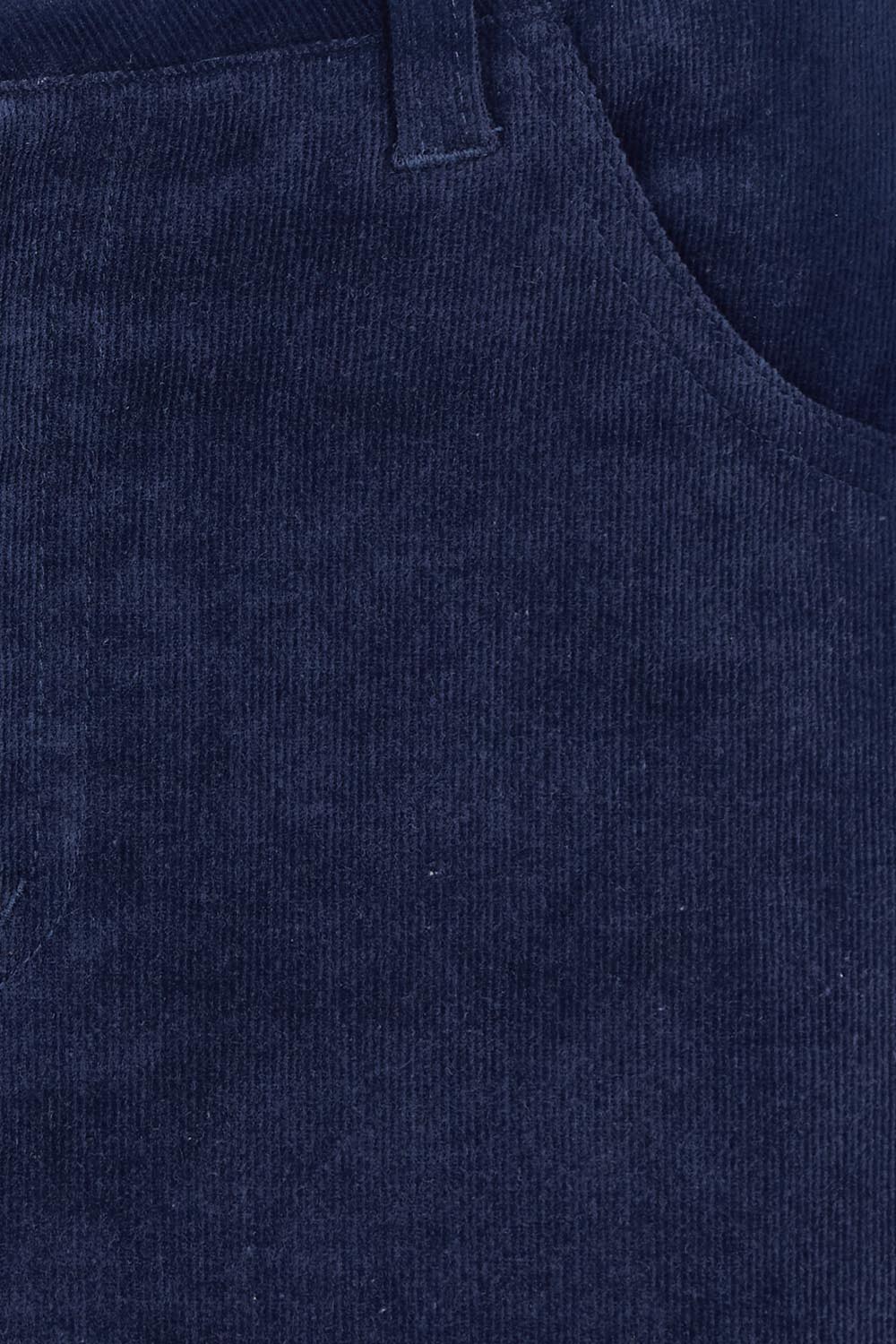 Product shot of the Corduroy Ain colourLine Mini Skirt - Dustyblue (Blue), detail