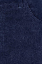 Product shot of the Corduroy Ain colourLine Mini Skirt - Dustyblue (Blue), detail