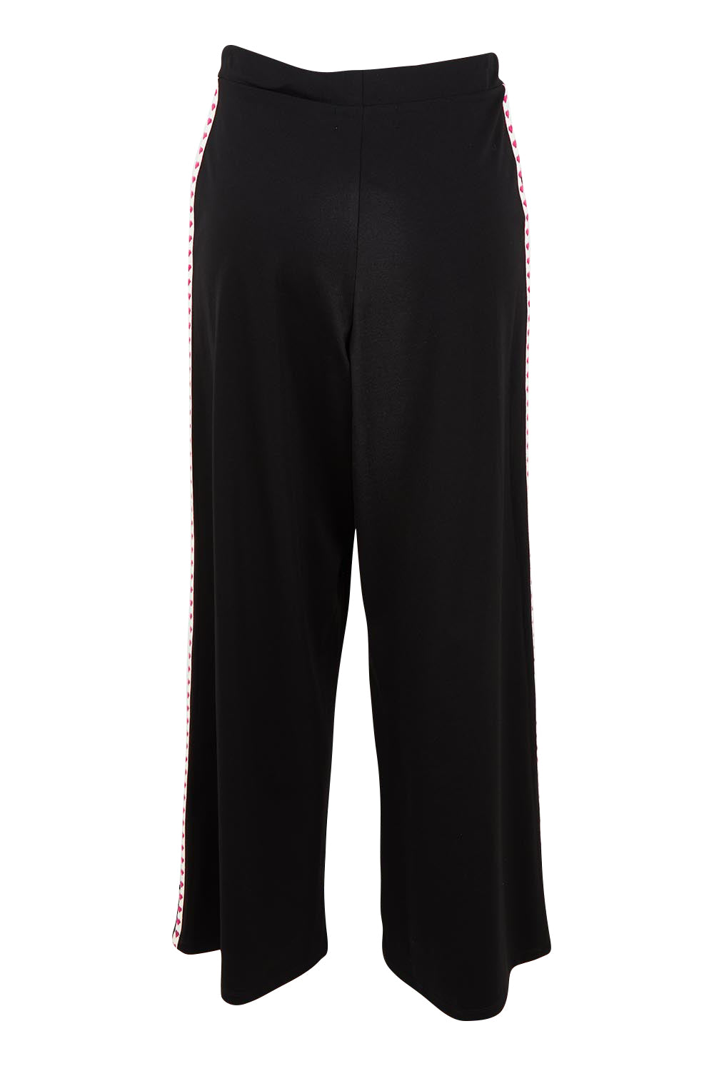 Product shot of the Love Trim Pants in colour Black (Black), from the back