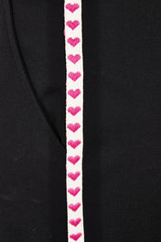Product shot of the Love Trim Pants in colour Black (Black), detail