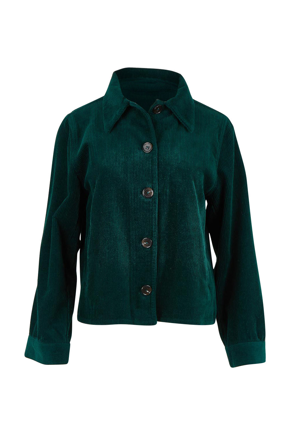 Cotton Corduroy Jacket – Emerald