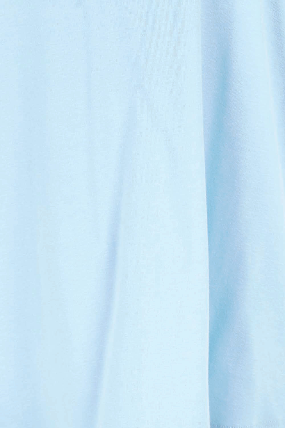 Product shot of the Embroided Sleeve Tee – Blue in colour Blue, showing detail