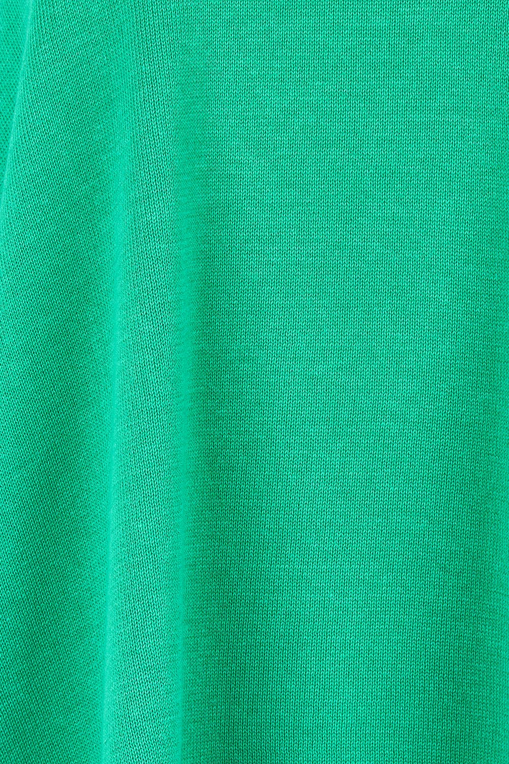Product shot of the Haven Jumper in colour Oasis (Green), detail