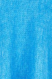 Product shot of the Lyon Relaxed Jumper in colour Cobalt (Blue), detail