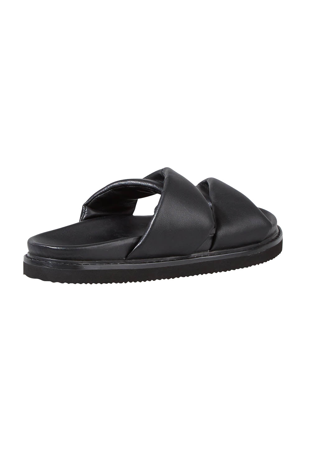 Product shot of the Tactful Flat in colour Black (Black), from the back