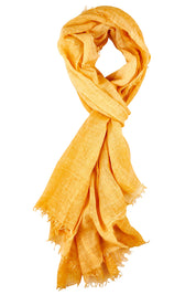 Product shot of the Nellie Cotton Scarf in colour Taupe, from the front