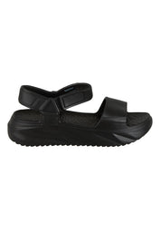 Product shot of the Cloud Nine Eva Sandal in colour Black (Black), from the front