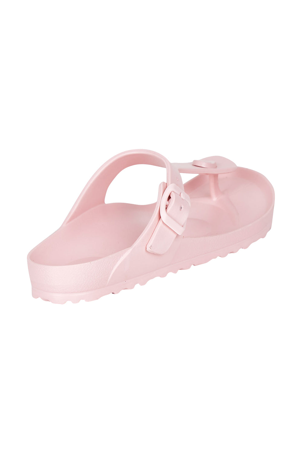 Product shot of the Coastal EVA Slide in colour Blush (Pink), from the back
