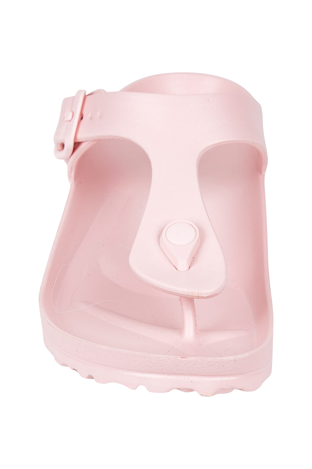 Product shot of the Coastal EVA Slide in colour Blush (Pink), detail