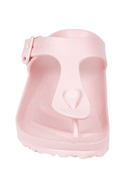 Product shot of the Coastal EVA Slide in colour Blush (Pink), detail
