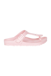 Product shot of the Coastal EVA Slide in colour Blush (Pink), from the front